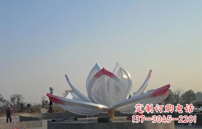 内江华丽的不锈钢莲花雕塑
