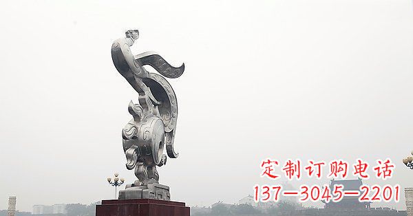 内江炫丽凤凰,景观雕塑精美绝伦