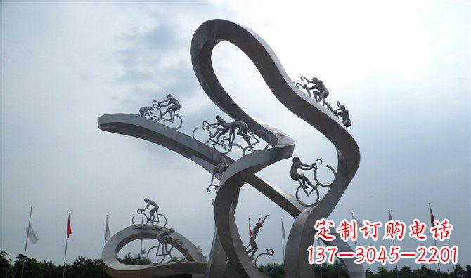 内江让你个性十足的自行车雕塑