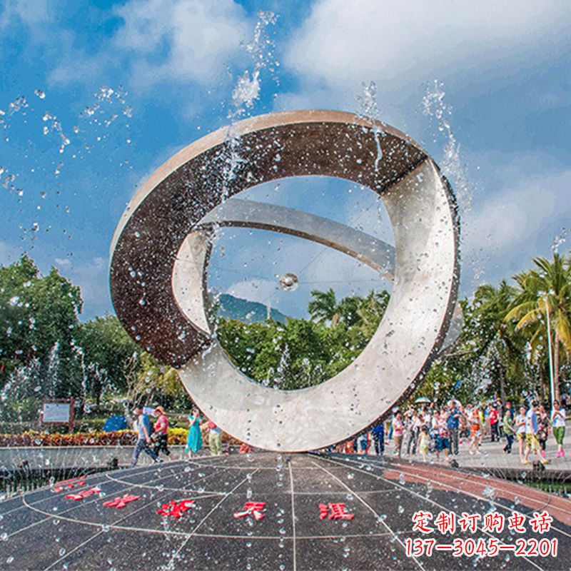 内江趣味非凡,体现尊贵,不锈钢喷泉雕塑