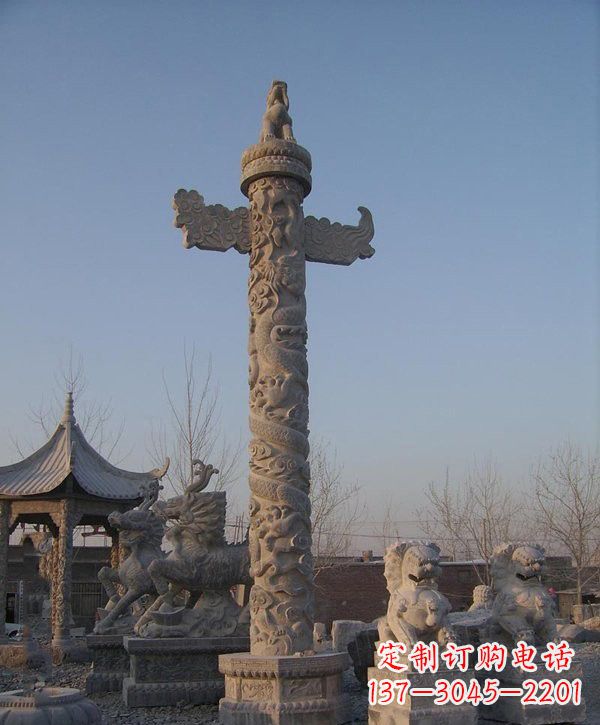 内江广场大理石华表雕塑
