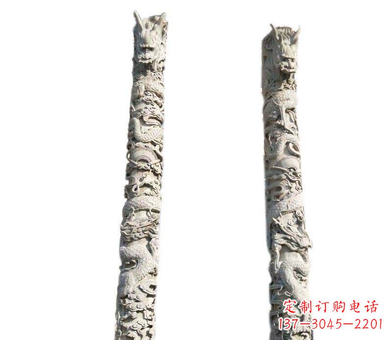 内江欣赏传统工艺,邀请专业大理石龙柱雕塑