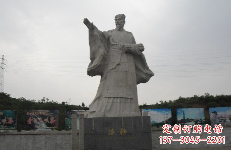 内江高级大理石商鞅雕塑,传承古老文化