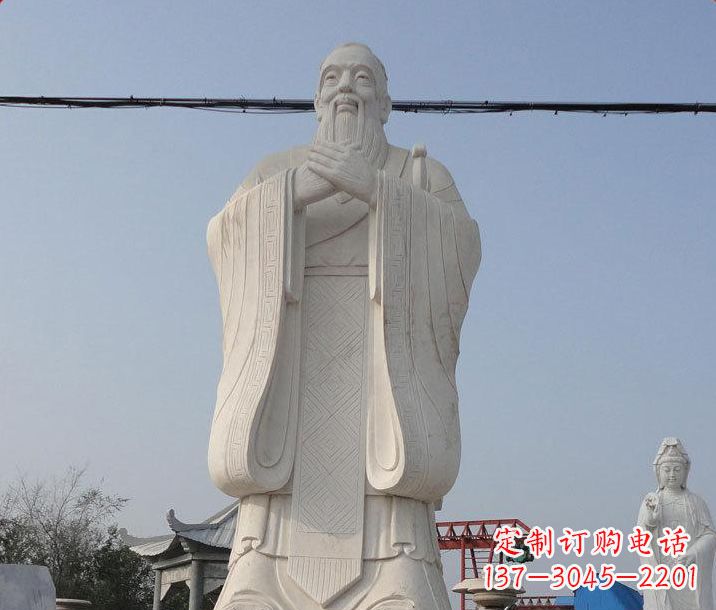 内江广场大型孔子石雕