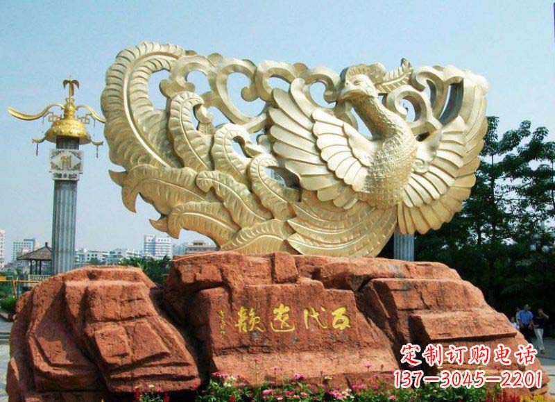 内江中领雕塑凤凰雕塑,精美绝伦