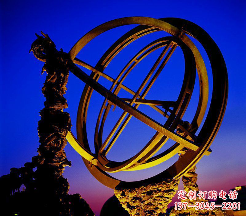 内江浑天仪雕塑——精准把握古代天文文化