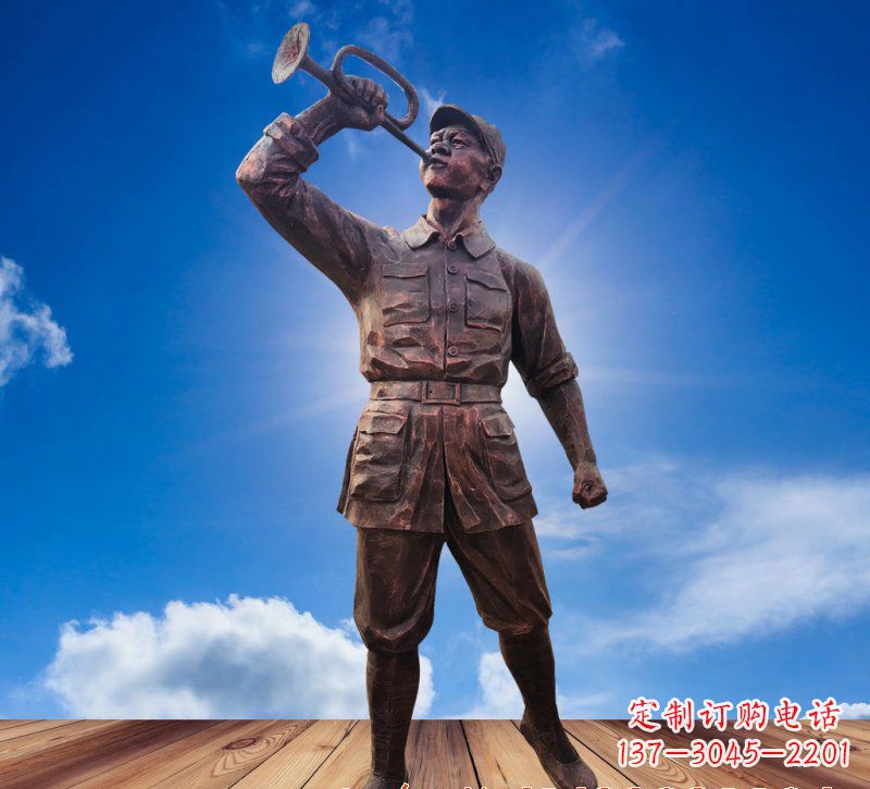 内江领雕塑:具有历史意义的红军铜雕