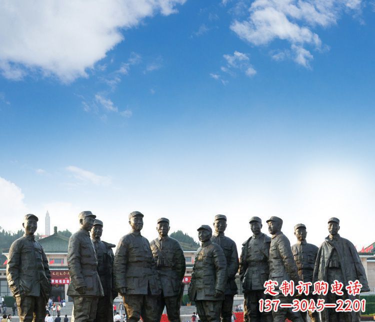 内江传承红军英雄,让时光永流传的红军人物石雕