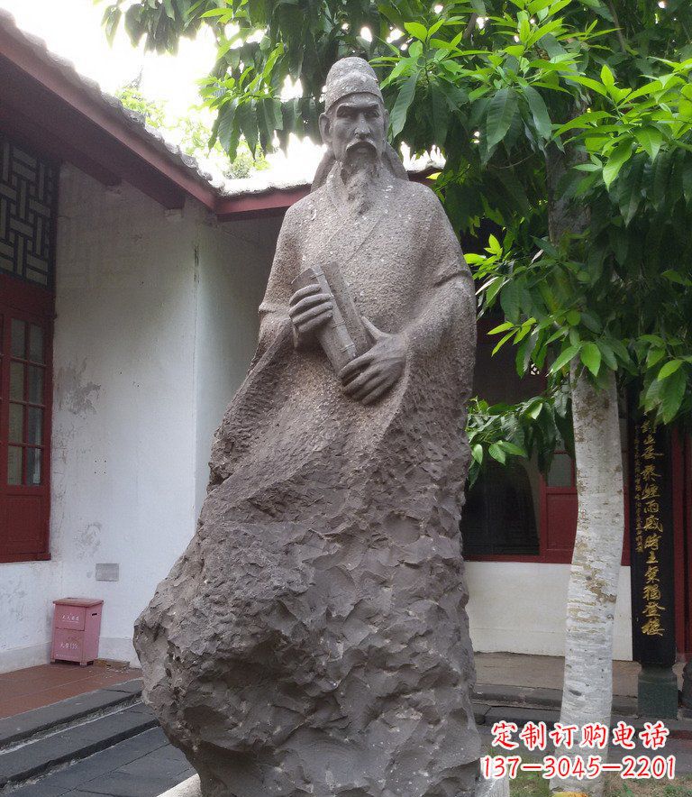 内江领先时代的名人铜雕