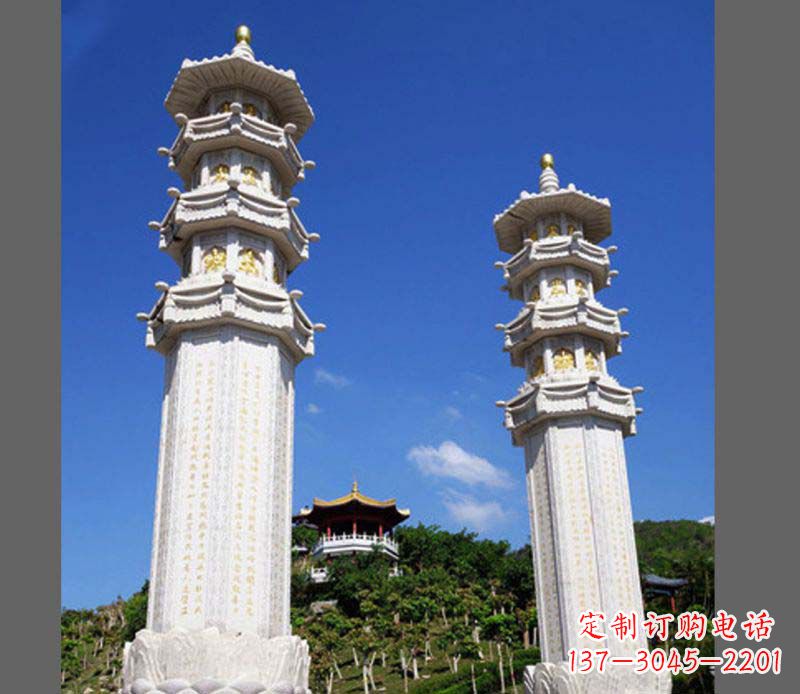 内江广场景观大理石宝塔石雕