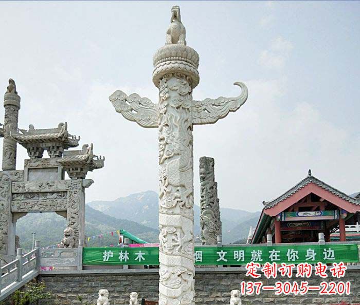 内江广场景观大理石华表石雕