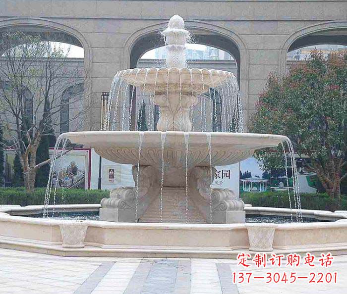 内江广场景观大型喷泉石雕
