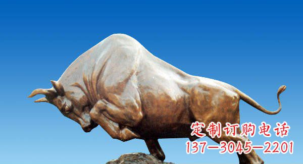 内江中领雕塑定制特色拓荒牛雕塑