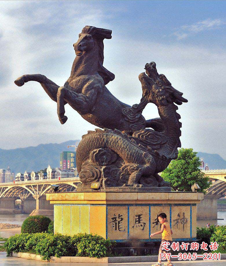 内江艺术般的动物铜雕,让您的广场龙马精神永存