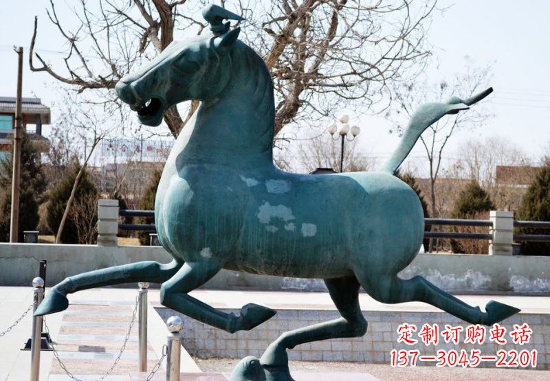 内江艺术品马踏飞燕铜雕塑
