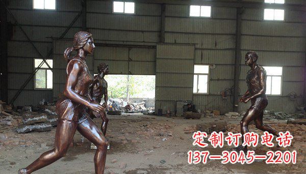 内江专为你而立!雕刻优雅女生铜雕