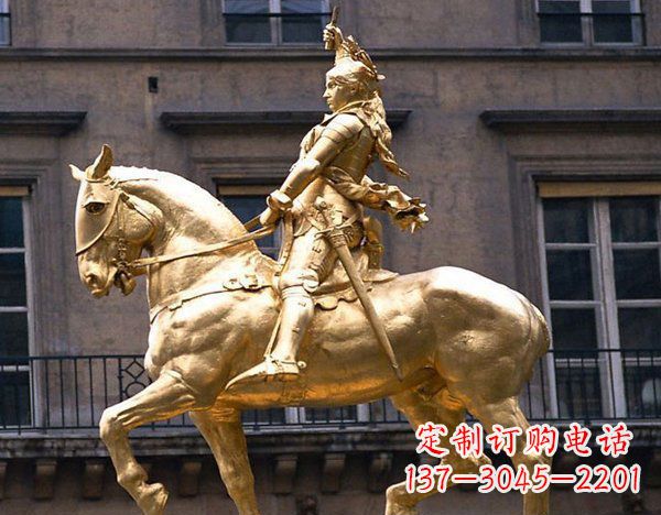 内江广场骑马凯撒大帝人物铜雕