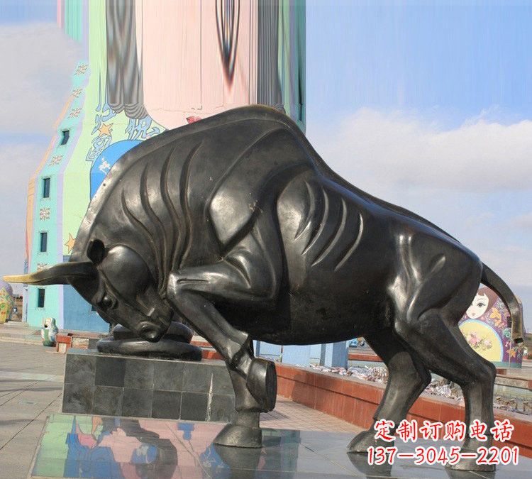 内江广场十二生肖牛铜雕
