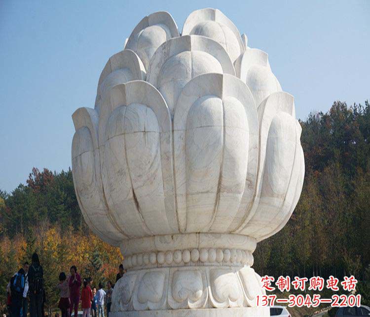 内江荷花雕塑,引领广场石雕时尚