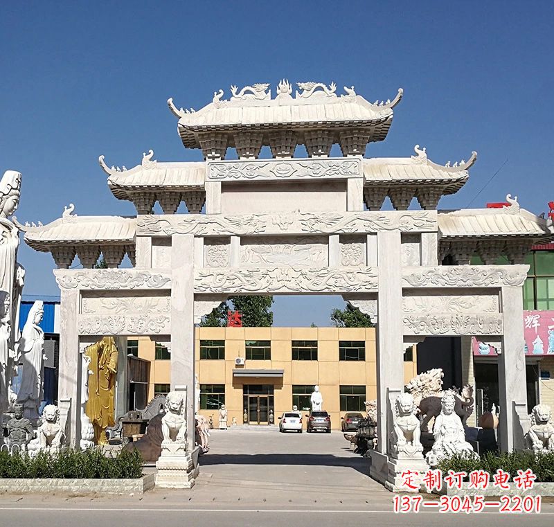 内江广场石雕牌坊
