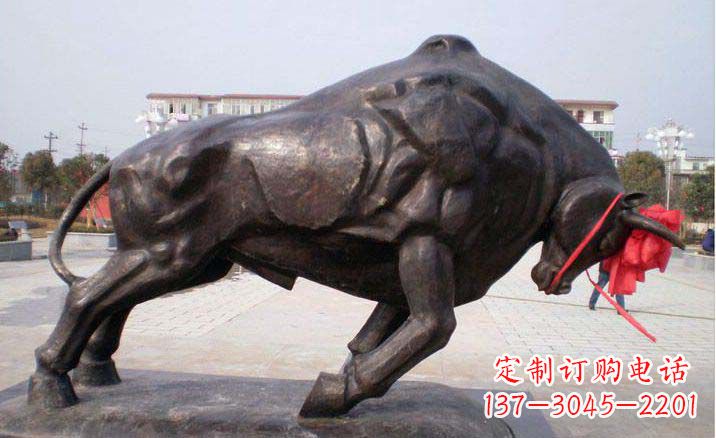 内江拓荒牛铜雕塑,让您的空间与众不同