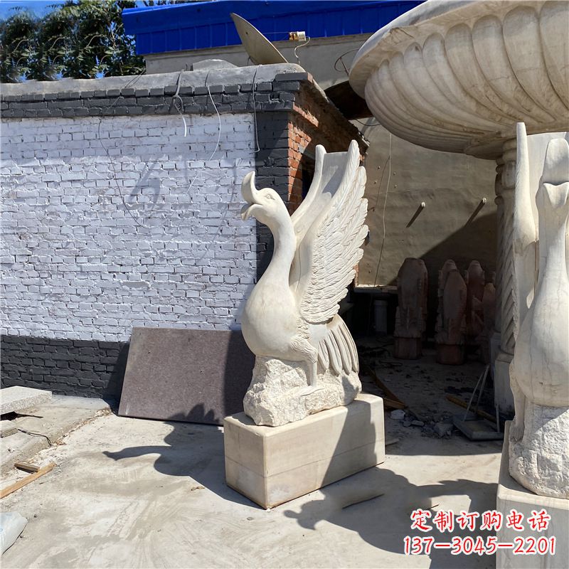 内江中领雕塑艺术精致天鹅雕塑