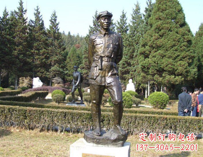 内江铜雕解放军战士,荣誉的象征