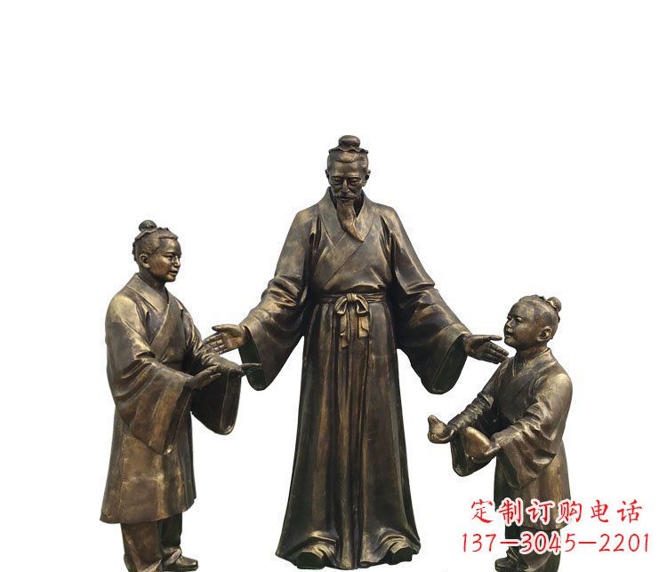内江精美铜雕孔融雕塑，温柔释放你的情怀