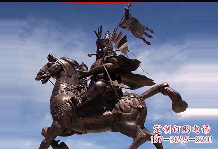 内江风靡全国的将军人物铜雕塑