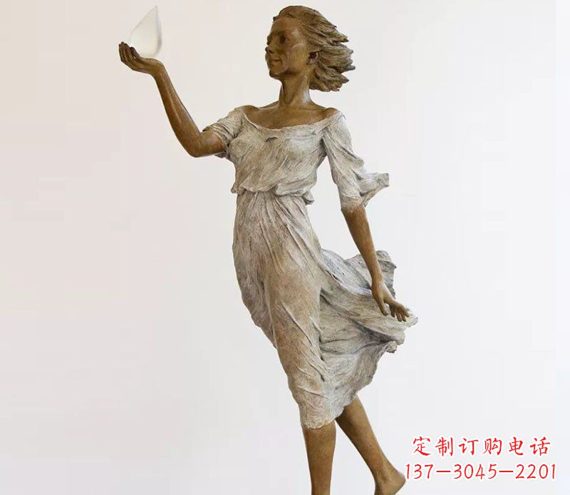 内江精美铜质西方美女雕塑