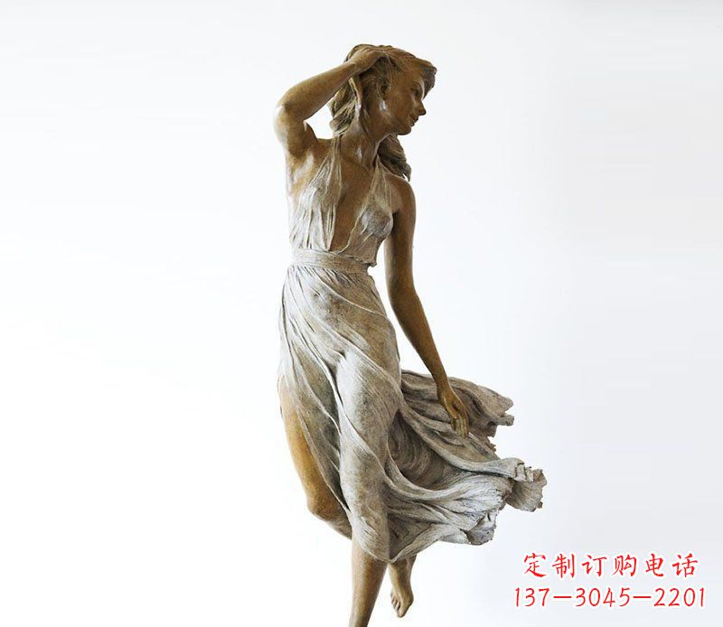 内江空灵优雅的西方美女雕塑