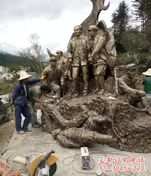 内江广场伟人纪念铜雕