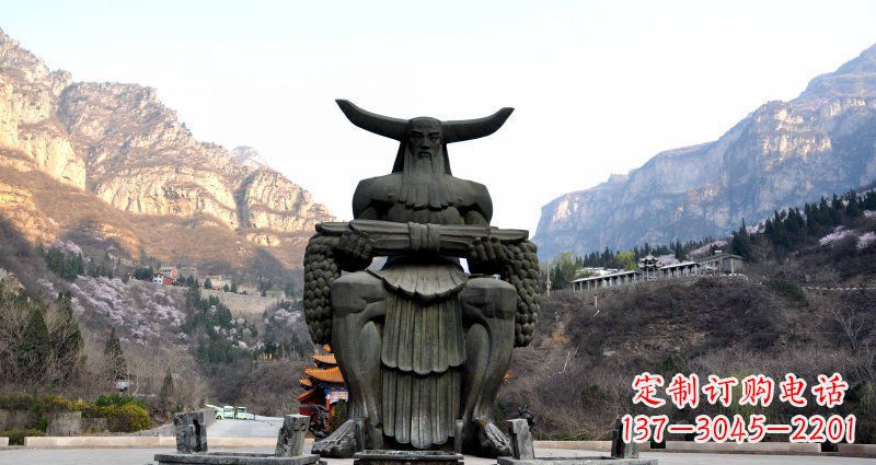 内江中领雕塑炎帝景观铜雕