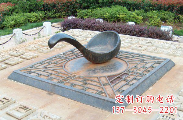 内江让公共空间饱满指引灵性的指南针雕塑