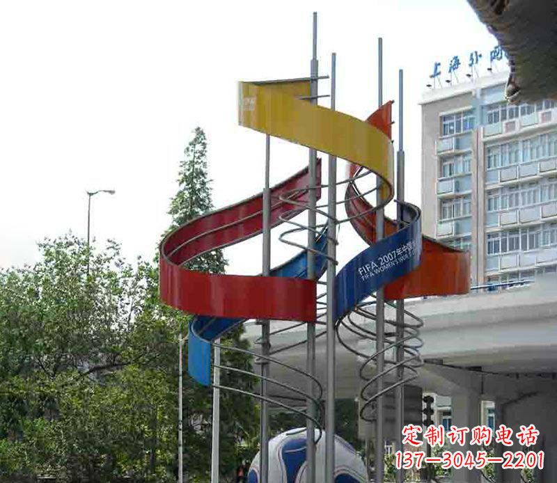 内江精美的不锈钢足球雕塑