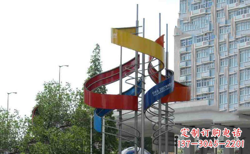 内江中领雕塑:不锈钢足球雕塑