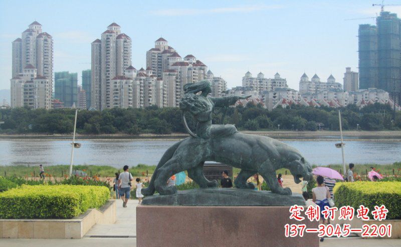 内江中领雕塑:大型铜雕狮子,令您的景观更加出彩!