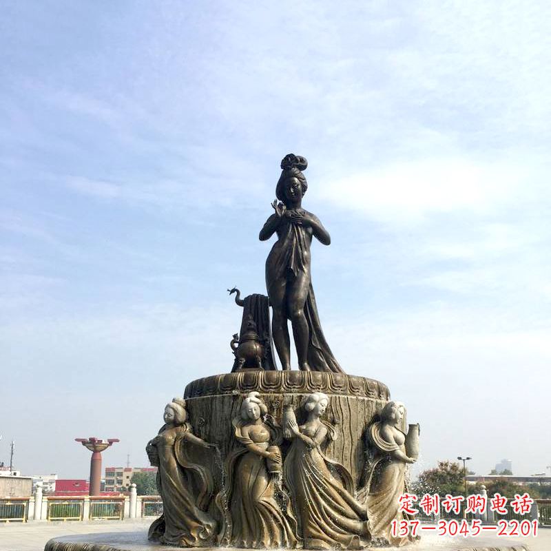 内江贵妃出浴景观雕塑,打造大象魅力