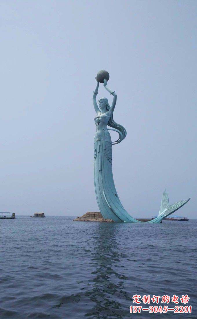 内江海洋美人鱼不锈钢雕塑