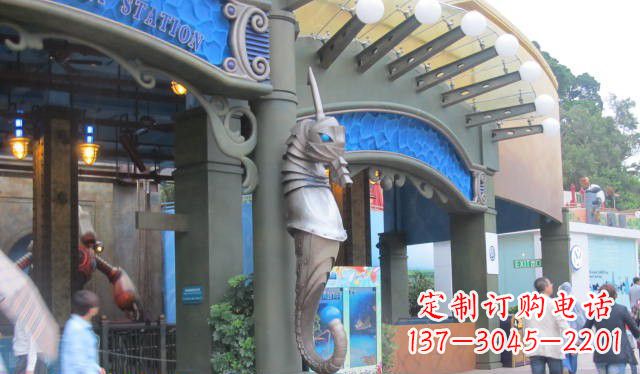 内江海马铜雕,一流的马雕塑制作