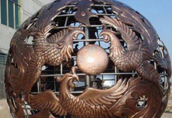 内江中领雕塑定制经典龙凤雕塑；