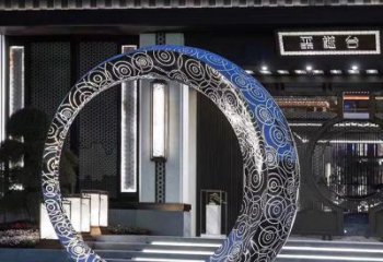 内江精致圆环喷泉雕塑陪伴你的绿色城市