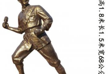 内江纪念红军革命斗争的珍贵纪念品-红军铜雕