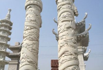 内江传承雄风，精美绝伦的盘龙柱石雕