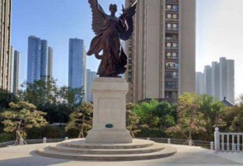 内江中领雕塑：精致的女神铜雕