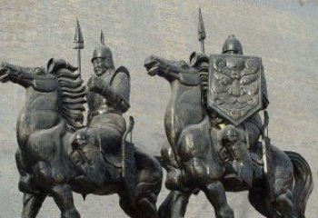 内江中领雕塑推出的将军铜雕以古代将军的形象为…
