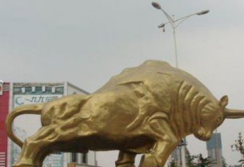 内江拓荒牛铜雕塑-充满历史气息的精美雕塑