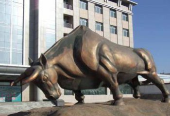 内江拓荒牛铜雕塑——将历史传承到现代