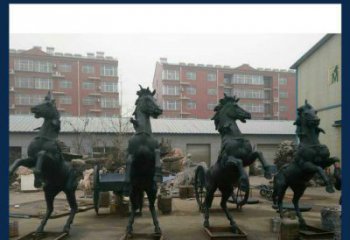 内江中领雕塑推出的优雅动物铜雕飞马，以其出色…