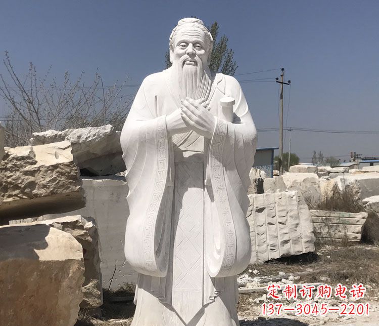 内江儒雅中国风孔子雕塑